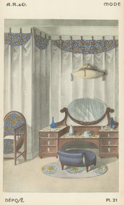 Ilustración del catálogo de productos de diseño interior de A R & Cie, Francia de French School