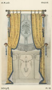Ilustración del catálogo de productos de diseño interior de A R & Cie, Francia de French School