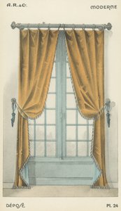 Ilustración del catálogo de productos de diseño interior de A R & Cie, Francia de French School