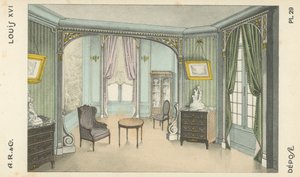 Ilustración del catálogo de productos de diseño interior de A R & Cie, Francia de French School
