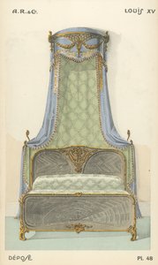 Ilustración del catálogo de productos de diseño de interiores de A R & Cie, Francia de French School
