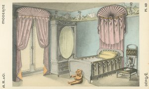 Ilustración del catálogo de productos de diseño de interiores de A R & Cie, Francia