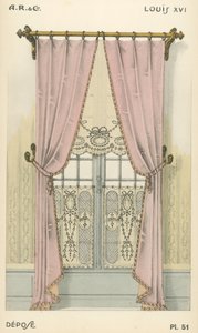 Ilustración del catálogo de productos de diseño de interiores de A R & Cie, Francia de French School