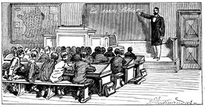 Ilustración del libro de Emile Lavisse "Tú serás soldado", Armand Colin, 1899 de French School