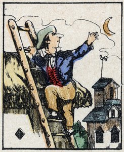 Ilustración del cuento "Historia verídica de Jeannot Serinet". Grabado en madera de Imaginería Pellerin - Epinal, finales del siglo XIX. de French School
