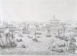 Inauguración del Basin de la Villette, París, mayo de 1821.