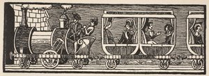 Inauguración del ferrocarril entre París y Orleans, 3 de mayo de 1843, ilustración de Histoire de la Nation Francaise, Ciencias, Volúmenes I y II, por Gabriel Hanotaux de French School
