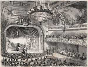 Inauguración del teatro de la ciudad de Vichy el 2 de julio de French School