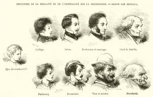 Influencia de la Moralidad o de la Inmoralidad en la Fisonomía de French School