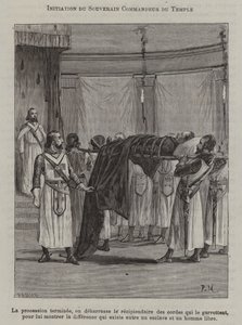 Iniciación de un comandante del templo de French School