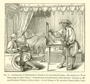 Instrumentos de Precisión Matemática para ejecutar Retratos