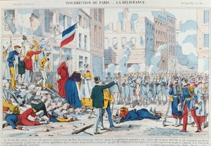 Insurrección de París, la liberación, 1871 de French School
