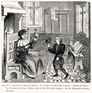 Interior de la casa de un médico, de Epistre d