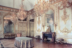 Interior de la Sala del Consejo, 1701-55 de French School