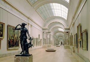 Vista interior de la Grande Galerie, siglos XVI-XIX