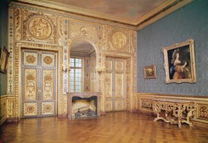 Vista interior del Petit Salon, c.1660 de French School