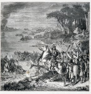Invasión de los bárbaros - en "Histoire de France populaire" de French School