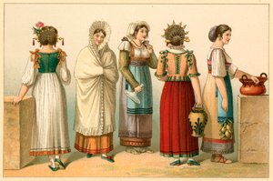 Traje de Italia de French School