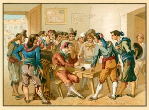 Traje de Italia de French School