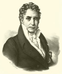 Jacques-Louis David, retrato (grabado) de French School