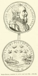 Jacques Boiceau, intendente de los jardines bajo Luis XIII, Medalla de French School