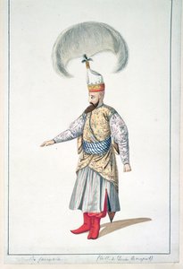Oficial de los Jenízaros, período otomano, tercer cuarto del siglo XVIII de French School