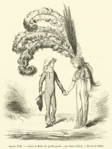 Enero de 1796, Captura la Moda en cuanto aparece
