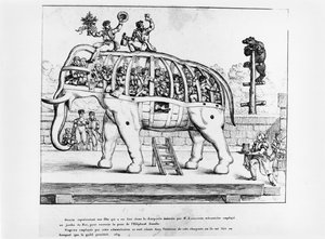 Jardín de las Plantas en París, 1819 de French School
