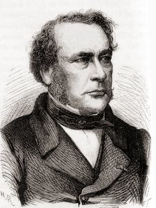 Jean-Baptiste Joseph Dieudonné Boussingault, de Les Merveilles de la Science, publicado c.1870 (grabado) de French School