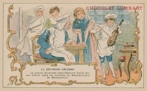 Jean-Baptiste Lully, el famoso músico haciendo su debut musical en la cocina de la Duquesa de Montpensier de French School