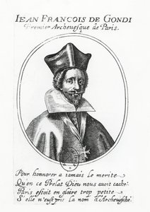 Jean-François de Gondi (grabado) de French School
