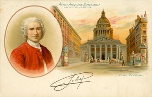 Jean-Jacques Rousseau, Panteón de París de French School