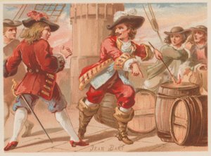 Jean Bart, comandante naval y corsario francés de finales del siglo XVII de French School