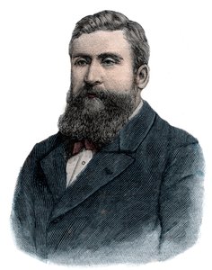 Jean Jaurès en 1898 - Grabado