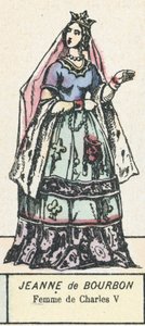 Juana de Borbón, Esposa de Carlos V de French School