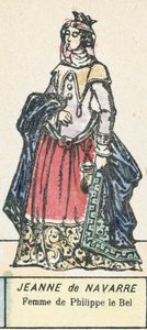 Juana de Navarra, Esposa de Felipe el Hermoso de French School