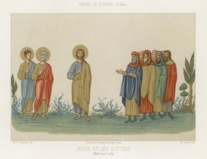 Jesús y los apóstoles de French School