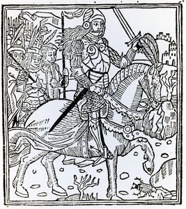 Juana de Arco, de La Mer des Histoires, 1491