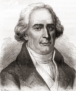 Joseph-Michel Montgolfier, de Les Merveilles de la Science, publicado c.1870 de French School