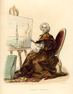 Joseph Vernet (grabado en color) de French School