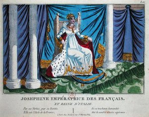 Josephine (1763-1814) Emperatriz de los franceses y Reina de Italia de French School