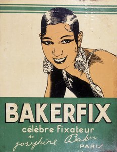 Josephine Baker - publicidad para Bakerfix: 