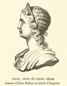 Julia Menor, hermana de Julio César, esposa de Marco Atio Balbo y abuela materna de Augusto de French School