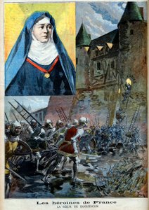 Julienne Duguesclin (1377-1404) monja benedictina, ilustración 