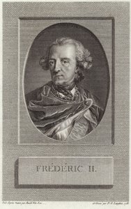 Rey Federico II de Prusia de French School