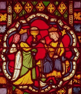 Rey Salomón y la Reina de Saba, c.1270 de French School