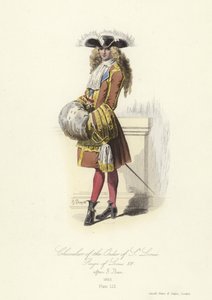 Caballero de la Orden de San Luis, reinado de Luis XIV de Francia de French School