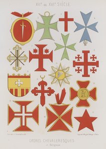 Caballeros y órdenes religiosas de French School