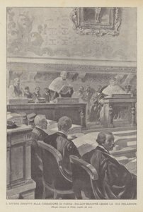 El Caso Dreyfus en la Casación de París, Ballot-Beaupre lee su informe de French School