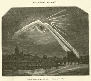 La aurora polar del 4 de febrero de 1872